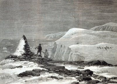 The Cruise of the Pandora: Cairn Erected by Captain Nares at Cape Isabella, from 